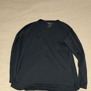 BYLT Long Sleeve Shirt - green/navy blue striped